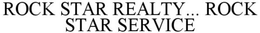 ROCK STAR REALTY... ROCK STAR SERVICE trademark