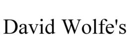 DAVID WOLFE'S trademark