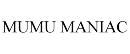 MUMU MANIAC trademark