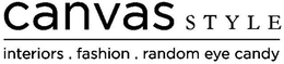 CANVAS STYLE INTERIORS . FASHION . RANDOM EYE CANDY trademark