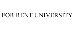 FOR RENT UNIVERSITY trademark