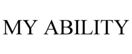 MY ABILITY trademark