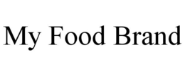 MY FOOD BRAND trademark