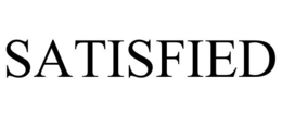 SATISFIED trademark