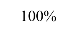 100% trademark