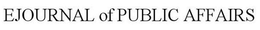 EJOURNAL OF PUBLIC AFFAIRS trademark