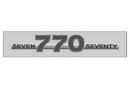 SEVEN 770 SEVENTY trademark