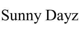 SUNNY DAYZ trademark