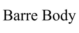 BARRE BODY trademark