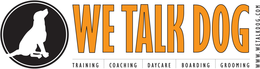 WE TALK DOG TRAINING COACHING DAYCARE BOARDING GROOMING WWW.WETALKDOG.COM trademark