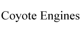 COYOTE ENGINES trademark