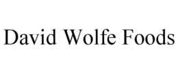 DAVID WOLFE FOODS trademark