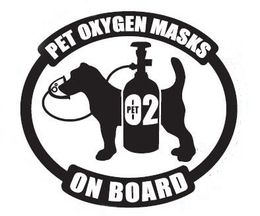 PET OXYGEN MASKS ON BOARD O2 trademark