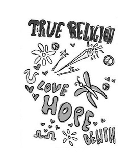U TRUE RELIGION LOVE HOPE DENIM trademark