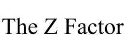 THE Z FACTOR trademark
