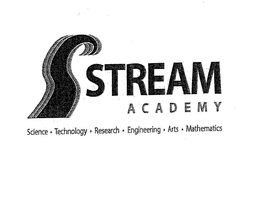 STREAM   A C A D E M Y      SCIENCE TECHNOLOGY RESEARCH ENGINEERING ARTS MATHEMATICS trademark