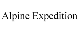 ALPINE EXPEDITION trademark