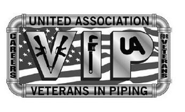 UNITED ASSOCIATION VETERANS IN PIPING CAREERS FOR VETERANS VIP UA trademark