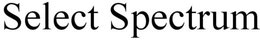 SELECT SPECTRUM trademark