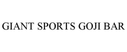 GIANT SPORTS GOJI BAR trademark