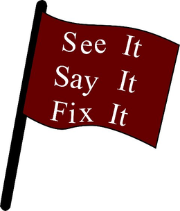 SEE IT SAY IT FIX IT trademark