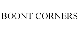 BOONT CORNERS trademark