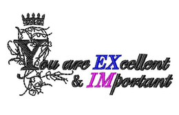 YOU ARE EXCELLENT & IMPORTANT trademark