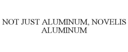 NOT JUST ALUMINUM, NOVELIS ALUMINUM trademark
