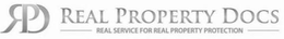 RPD REAL PROPERTY DOCS REAL SERVICE FOR REAL PROPERTY PROTECTION trademark