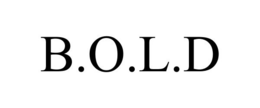 B.O.L.D trademark