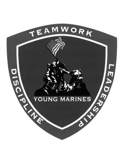 YOUNG MARINES TEAMWORK DISCIPLINE LEADERSHIP trademark