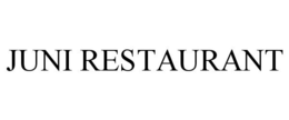 JUNI RESTAURANT trademark