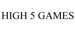 HIGH 5 GAMES trademark