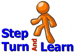 STEP TURN AND LEARN trademark