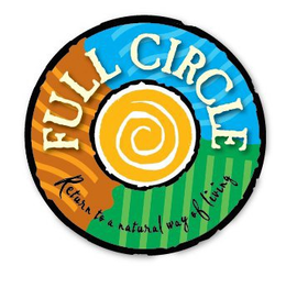 FULL CIRCLE RETURN TO A NATURAL WAY OF LIVING trademark