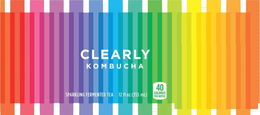 CLEARLY KOMBUCHA SPARKLING FERMENTED TEA12 FL OZ (355 ML) 40 CALORIES PER BOTTLE trademark