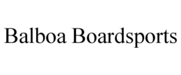 BALBOA BOARDSPORTS trademark