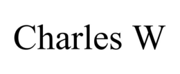 CHARLES W trademark