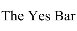 THE YES BAR trademark