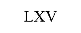 LXV trademark