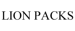 LION PACKS trademark