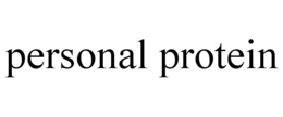 PERSONAL PROTEIN trademark