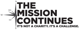 THE MISSION CONTINUES IT'S NOT A CHARITY. IT'S A CHALLENGE. N W S NW SW trademark