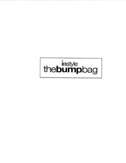 INSTYLE THEBUMPBAG trademark