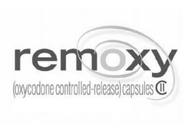 REMOXY (OXYCODONE CONTROLLED-RELEASE) CAPSULES C trademark