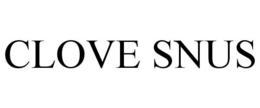CLOVE SNUS trademark