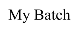 MY BATCH trademark