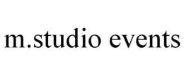 M.STUDIO EVENTS trademark