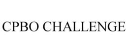 CPBO CHALLENGE trademark