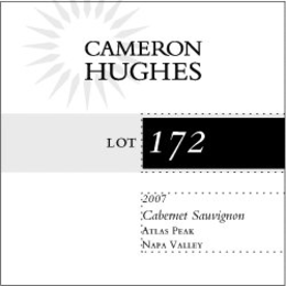CAMERON HUGHES LOT 172 2007 CABERNET SAUVIGNON ATLAS PEAK NAPA VALLEY trademark
